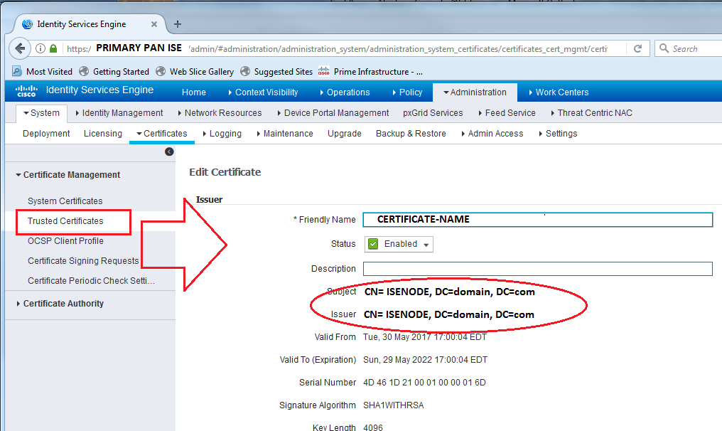 Cisco ise serial number